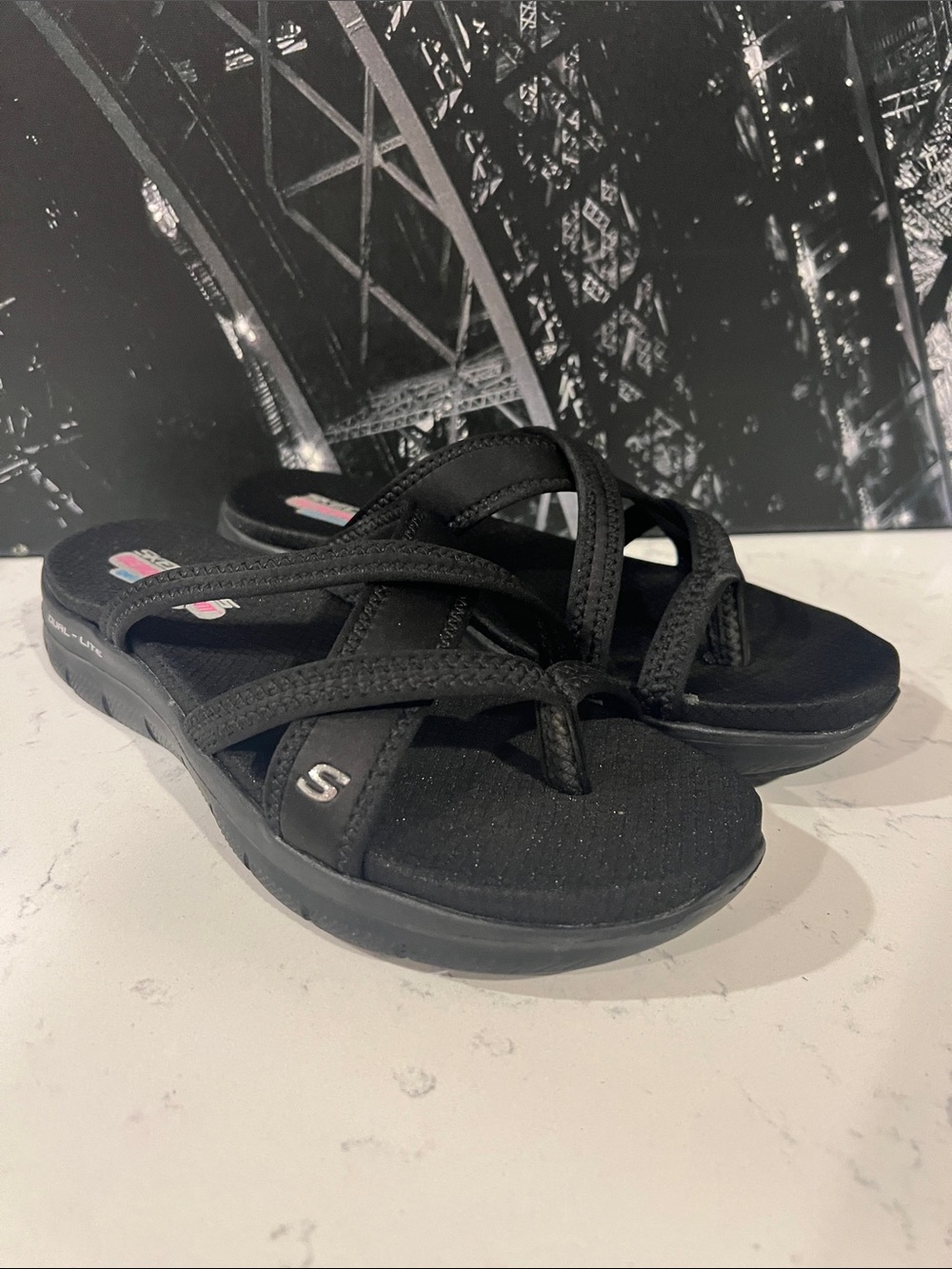 Skechers Women's Flex Appeal 2.0 - Start Up Sport Sandals  Size 8